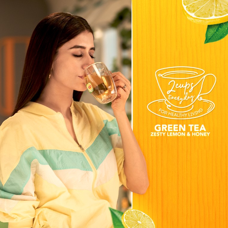Lipton Green Tea, Zesty Lemon &amp; Honey Tea Bags, 25-Pack